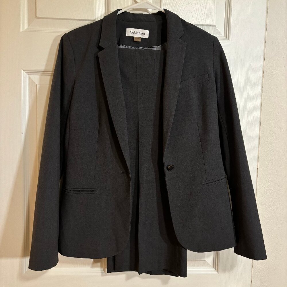 Dark grey pantsuit
